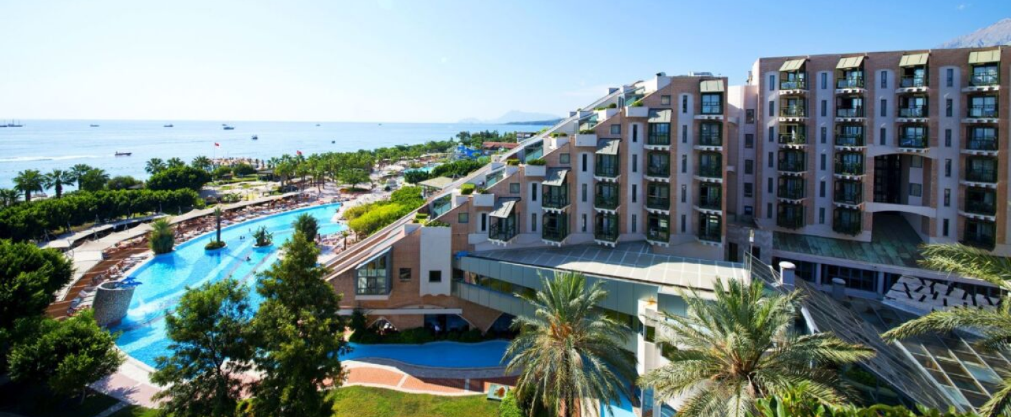 Limak Limra Hotels & Resort widok na teren hotelu, Turcja z Anex Tours, Luxury Vibes