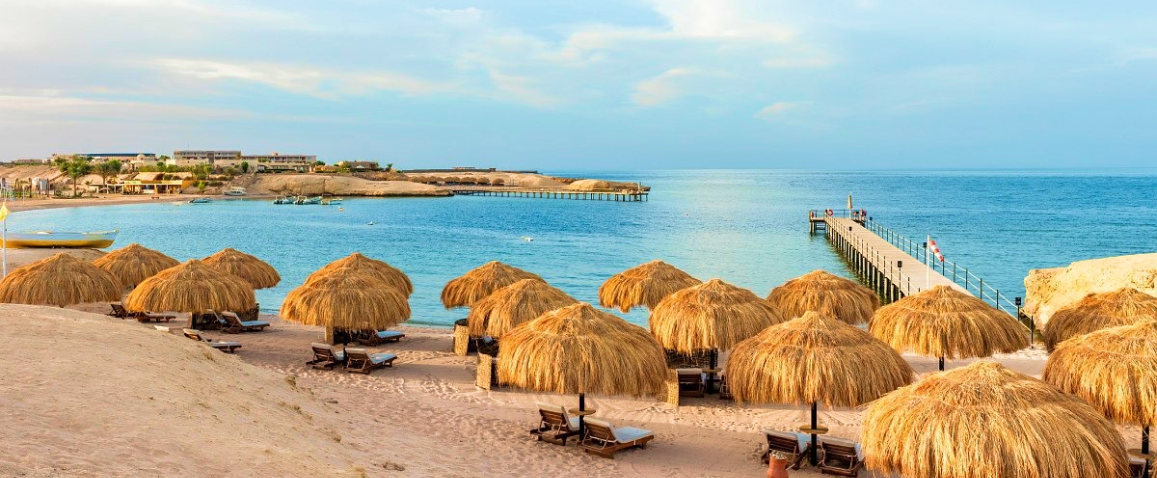 plaża w Sentido Naga Bay Resort w Egipcie