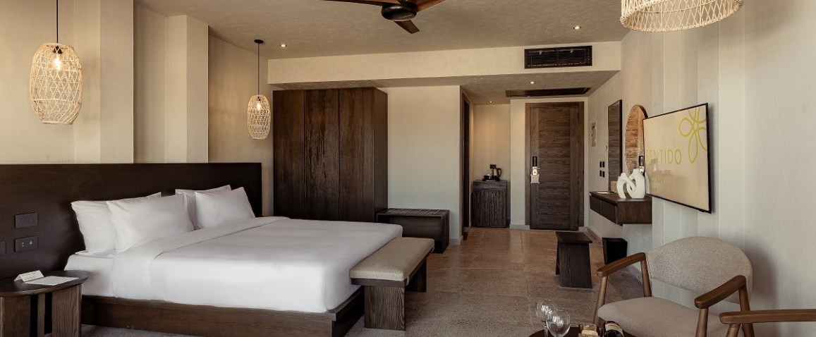 pokój w stylu Boho, hotel Sentido Naga Bay Resort w Egipcie