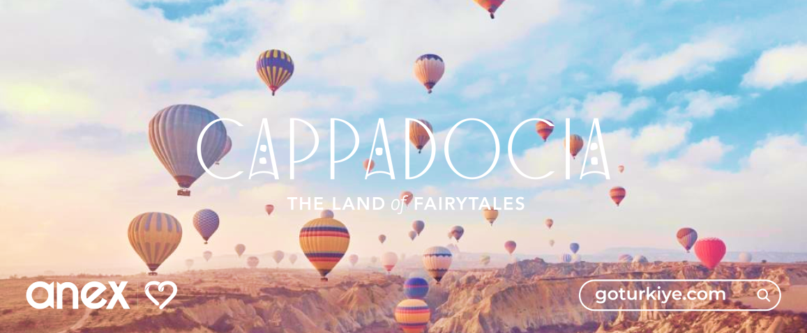 Kapadocja, balony nad skalnym miastem,